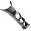 AutoMeter Gauge Mount, A-Pillar, Full, Triple, 2 1/16", Mitsubishi EVO 8/9 03-07