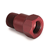 AutoMeter 2272 Temperature Adapter Fitting, 3/8" Red Aluminum NPT