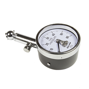 AutoMeter 2343 Auto Gage Mechanical Tire Pressure Gauge, 0-60 PSI