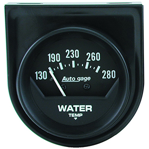 AutoMeter 2361 Auto Gage Mechanical 2-1/16" Water Temperature Gauge, 130-280 F