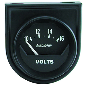 AutoMeter 2362 Auto Gage Electrical 2-1/16" Voltmeter Gauge, 10-16V