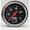 AutoMeter 2412 Traditional Chrome 2-1/16" Fuel Pressure Gauge, 0-100 PSI Mechanical