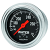 AutoMeter 2431 Traditional Chrome 2-1/16" Water Temperature Gauge, 140-280 F Mechanical