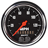 AutoMeter 2480 Traditional Chrome 3-3/8" GPS Speedometer Gauge, 0-140 MPH Electric