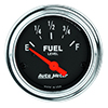 AutoMeter 2517 Traditional Chrome 2-1/16" Air-Core Fuel Level Gauge, 0-30 Ohms Electric
