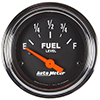 AutoMeter 2519 Traditional Chrome 2-1/16" Linear Fuel Level Gauge, 73-10 Ohms Electric