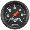 AutoMeter 2611 Z-Series 2-1/16" Exhaust Pressure Gauge, 0-60 PSI Mechanical