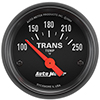 AutoMeter 2640 Z-Series 2-1/16" Air-Core Transmission Temperature Gauge, 100-250 F Electric