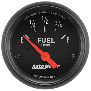 AutoMeter 2648 Z-Series 2-1/16" Air-Core Fuel Level Gauge, 0-30 Ohms Electric