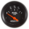 AutoMeter 2652 Z-Series 2-1/16" In Dash Linear Fuel Level Gauge, 73-10 Ohms Electric