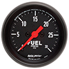 AutoMeter 2660 Z-Series 2-1/16" Digital Stepper Motor Fuel Pressure Gauge, 0-30 PSI Electric
