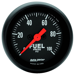 AutoMeter 2663 Z-Series 2-1/16" Digital Stepper Motor Fuel Pressure Gauge, 0-100 PSI Electric