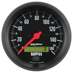 AutoMeter 2688 Z-Series 3-3/8" Air-Core Speedometer Gauge, 0-160 MPH Electric