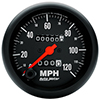AutoMeter 2692 Z-Series 3-3/8" Speedometer Gauge, 0-120 MPH Mechanical