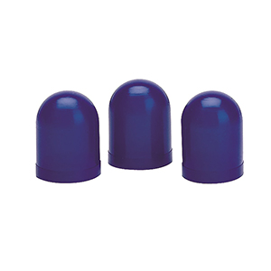 AutoMeter 3207 Light Bulb Covers, Blue, Qty 3