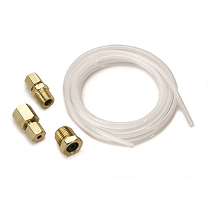 AutoMeter 3223 1/8" Diameter Nylon Tubing, 10-Feet Long with 1/8" NPTF Brass Compression Fittings