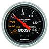 AutoMeter 3303-M Sport-Comp Mechanical 2-1/16" Boost / Vacuum Gauge, 60 CM HG-2.0 Bar
