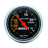 AutoMeter 3303 Sport-Comp Mechanical 2-1/16" Boost / Vacuum Gauge, 30 HG/30 PSI