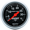AutoMeter 3304 Sport-Comp Mechanical 2-1/16" Boost Gauge, 0-35 PSI