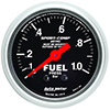 AutoMeter 3311-M Sport-Comp Mechanical 2-1/16" Fuel Pressure Gauge, 0-1.0 Bar