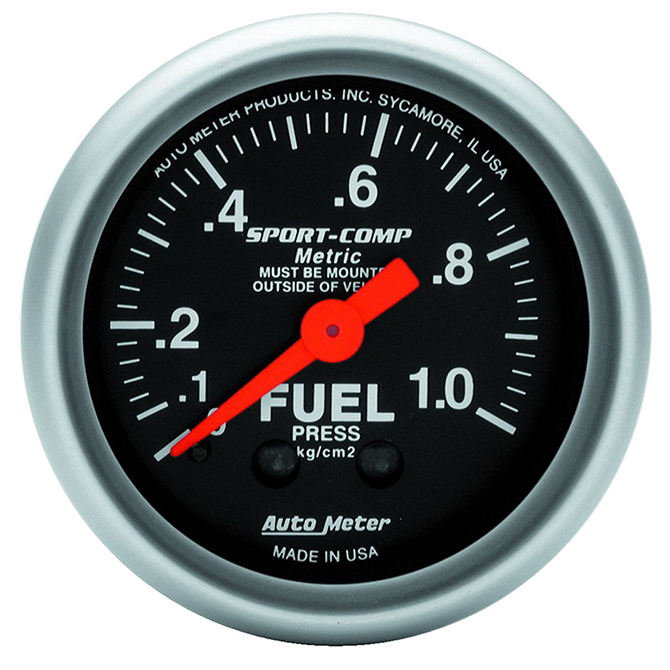 Auto Meter 3311-J Sport-Comp Mechanical 2-1/16