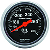 AutoMeter 3341 Sport-Comp Mechanical 2-1/16" Oil Temperature Gauge, 140-280 F