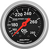 AutoMeter 3341 Sport-Comp Mechanical 2-1/16" Oil Temperature Gauge, 140-280 F