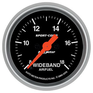 AutoMeter 3370 Sport-Comp Electrical 2-1/16" Wideband Air/Fuel Ratio Gauge