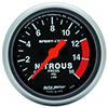 AutoMeter 3374 Sport-Comp Electrical 2-1/16" Nitrous Pressure Gauge, 0-1600 PSI