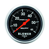 AutoMeter 3402 Sport-Comp Mechanical 2-5/8" Blower Pressure Gauge, 0-60 PSI
