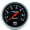 AutoMeter 3421-J Sport-Comp Mechanical 2-5/8" Oil Pressure Gauge, 0-7 KG / CM2