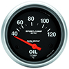 AutoMeter 3542-M Sport-Comp Electrical 2-5/8" Oil Temperature Gauge, 40-120 C