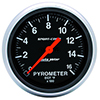 AutoMeter 3544 Sport-Comp Electrical 2-5/8" Pyrometer Gauge, 0-1600 F