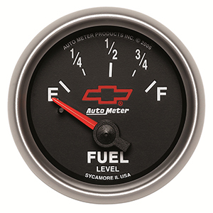 AutoMeter 3613-00406 GM Black 2-1/16" Air-Core Fuel Level Gauge, 0-90 Ohms Electric