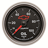 AutoMeter 3621-00406 GM Black 2-1/16" Oil Pressure Gauge, 0-100 PSI Mechanical