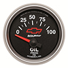 AutoMeter 3627-00406 GM Black 2-1/16" Air-Core Oil Pressure Gauge, 0-100 PSI Electric