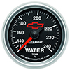 AutoMeter 3632-00406 GM Black 2-1/16" Water Temperature Gauge, 120-240 f Mechanical
