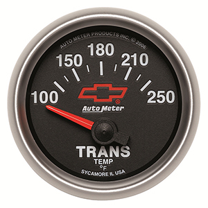 AutoMeter 3649-00406 GM Black 2-1/16" Air-Core Transmission Temperature Gauge, 100-250 f Electric