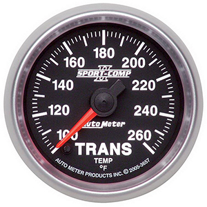 AutoMeter Gauge, Transmission Temp, 2 1/16", 100-260ºF, Digital Stepper Motor, Sport-Comp Ii 3657
