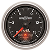 AutoMeter 3667 Sport-Comp II Electrical 2-1/16" Fuel Pressure Gauge, 0-15 PSI