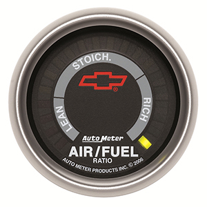 AutoMeter 3675-00406 GM Black 2-1/16" Digital Narrowband Air/Fuel Ratio Gauge, Lean-Rich Digital