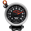 AutoMeter 3690-00406 GM Black 3-3/4" Air-Core Pedestal Tachometer Gauge, 0-10,000  RPM Electric