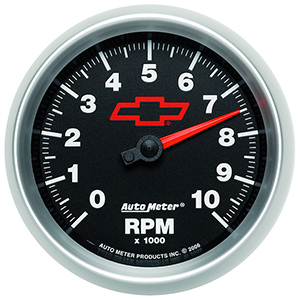 AutoMeter 3697-00406 GM Black 3-3/8" Air-Core In-Dash Tachometer Gauge, 0-10,000  RPM Electric