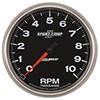 AutoMeter 3698 Sport-Comp II Electrical 5" In-Dash Tachometer Gauge, 0-10,000  RPM