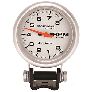 AutoMeter 3707 Ultra-Lite 2-5/8" Pedestal Tachometer Gauge, 0-8,000  RPM Electrical