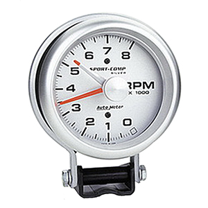AutoMeter 3781 Ultra-Lite 3-3/4" Pedestal Tachometer Gauge, 0-8,000  RPM Electrical
