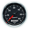 AutoMeter 3805 GS 2-1/16" Boost Gauge, 0-60 PSI Mechanical