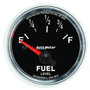 AutoMeter 3813 GS 2-1/16" Air-Core Fuel Level Gauge, 0-90 Ohms Electric