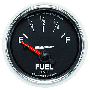 AutoMeter 3816 GS 2-1/16" Air-Core Fuel Level Gauge, 240-33 Ohms Electric