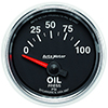 AutoMeter 3827 GS 2-1/16" Air-Core Oil Pressure Gauge, 0-100 PSI Electric